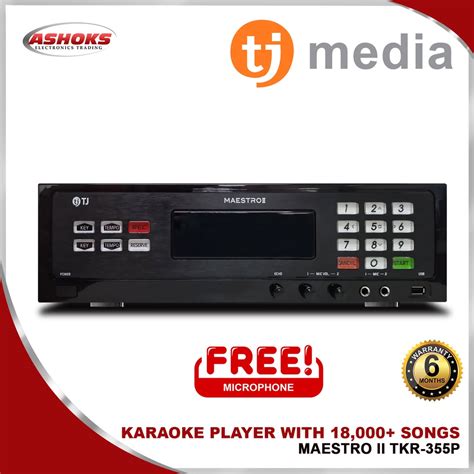 tj media karaoke|TJ Media Maestro II TKR.